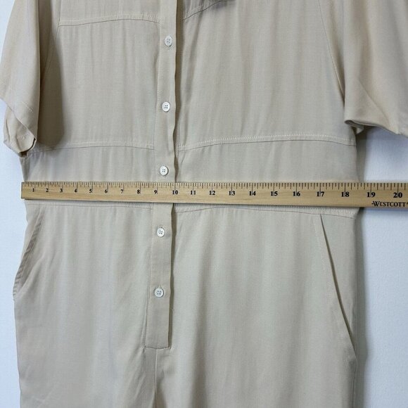 NEW Greylin Romper Womens Size Small Linen Blend Oversized Anthropologie - Picture 7 of 10